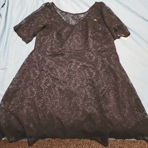 NWT David's Bridal Navy Lace Dress Size 22